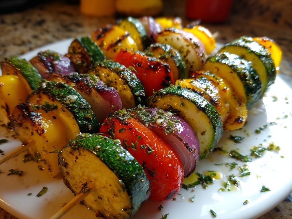 grilled veggie skewers