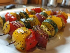 grilled veggie skewers