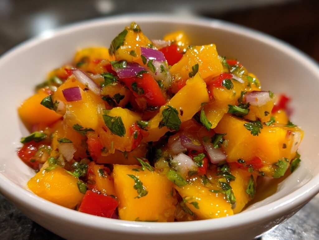 onion free mango salsa
