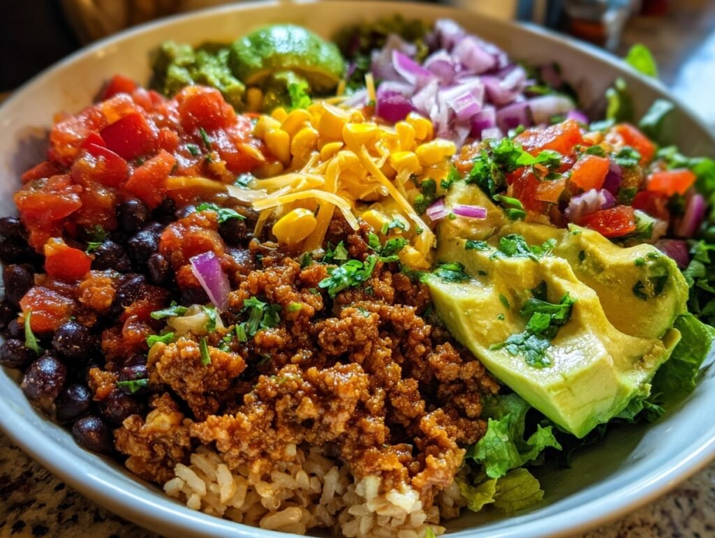 taco bowl meal prep