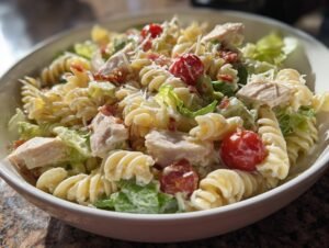 Chicken Caesar Pasta Salad