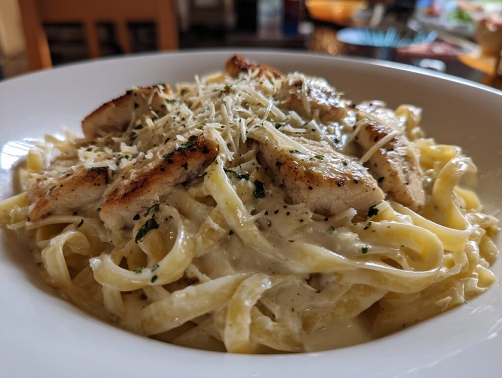 Creamy Chicken Alfredo Pasta