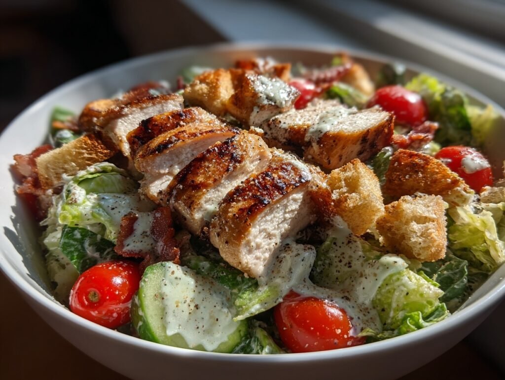 Creamy Chicken Caesar Bowl