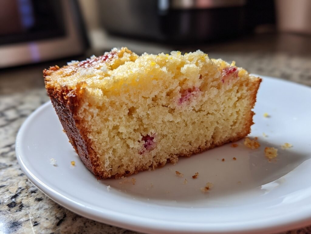 Creamy Lemon Strawberry Yogurt Cake