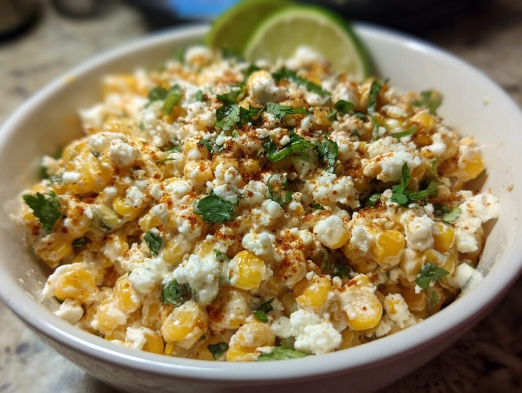 Creamy Mexican Street Corn Salad