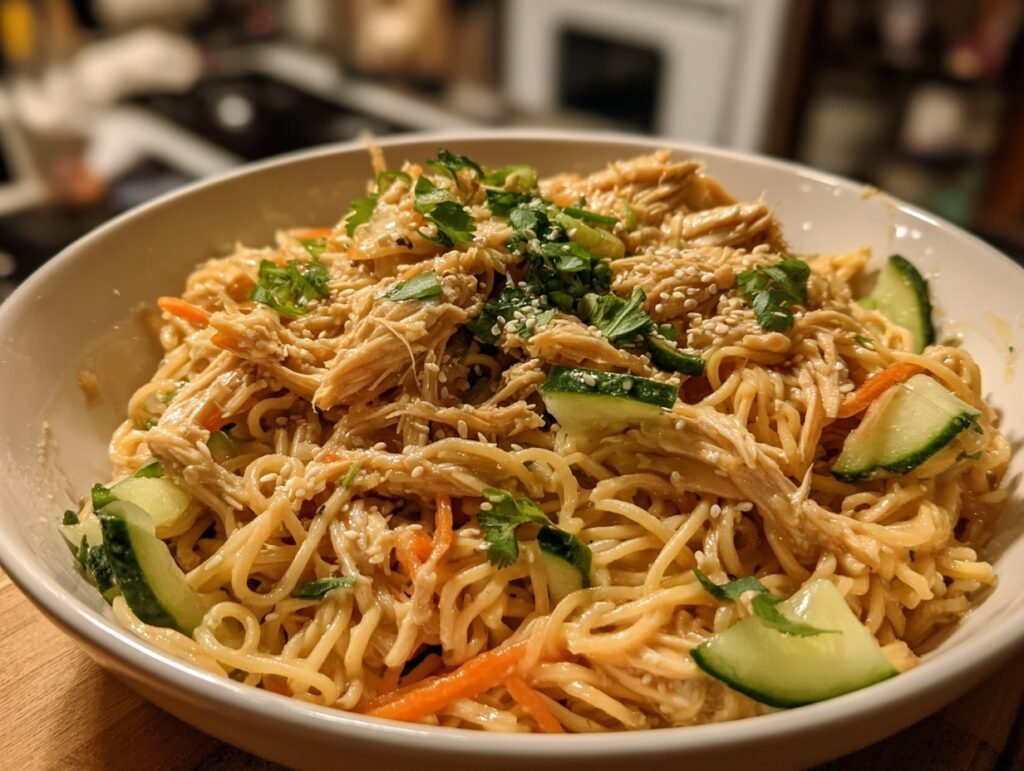 Creamy Sesame Noodle Bowls