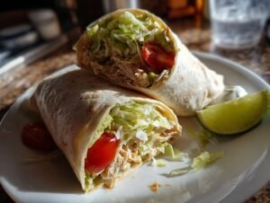 Crispy Chicken Avocado Wraps