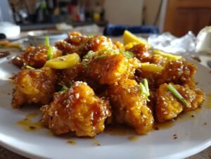 Crispy Honey Lemon Chicken