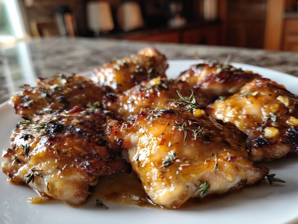 Honey Mustard Chicken Thighs