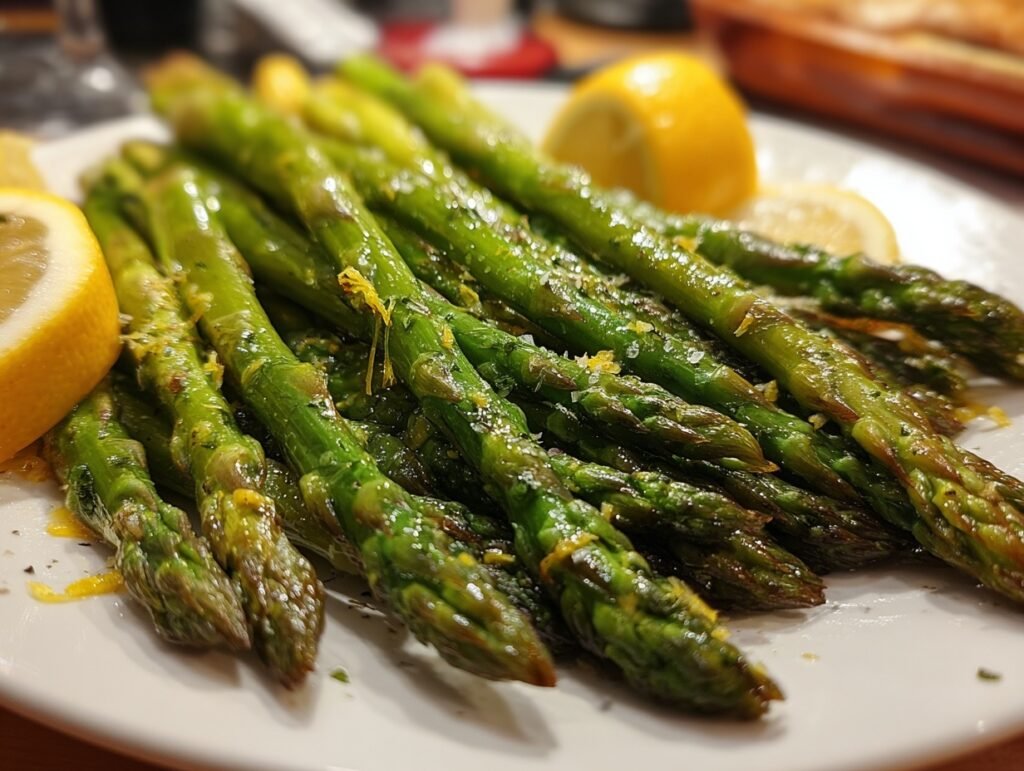 Lemon Garlic Asparagus