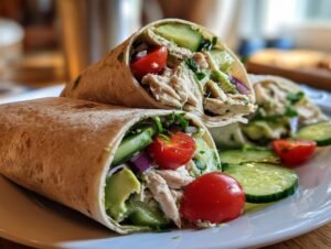 Light Chicken Avocado Wrap