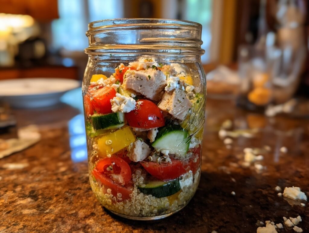 Mason Jar Salads Under 400 Cal