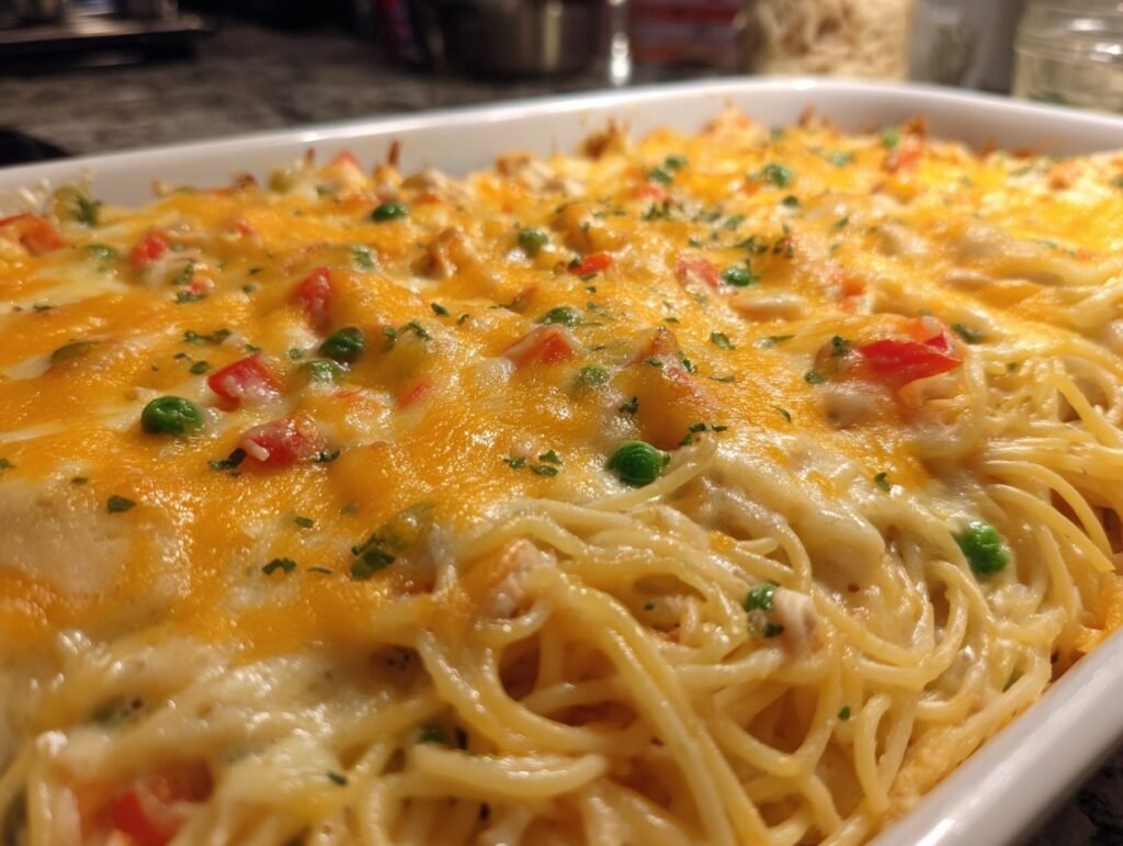 Sheet Pan Chicken Spaghetti