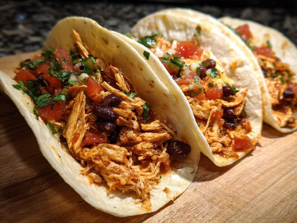 Slow Cooker Chicken Tacos