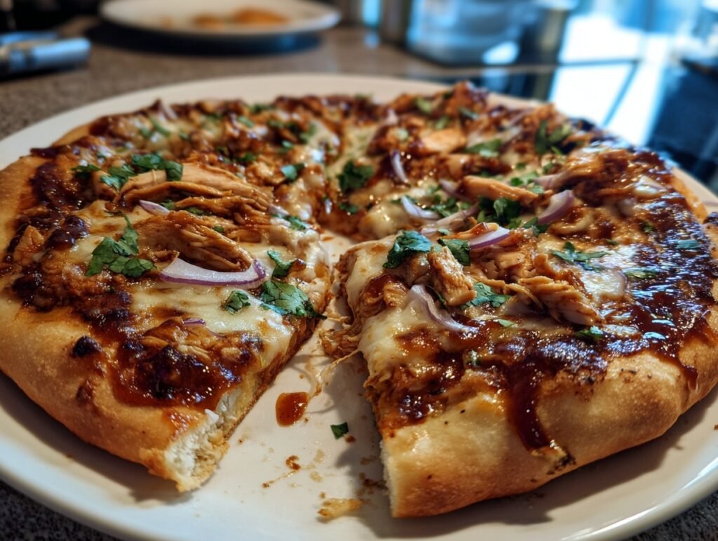 Smoky Grilled BBQ Chicken Pizza