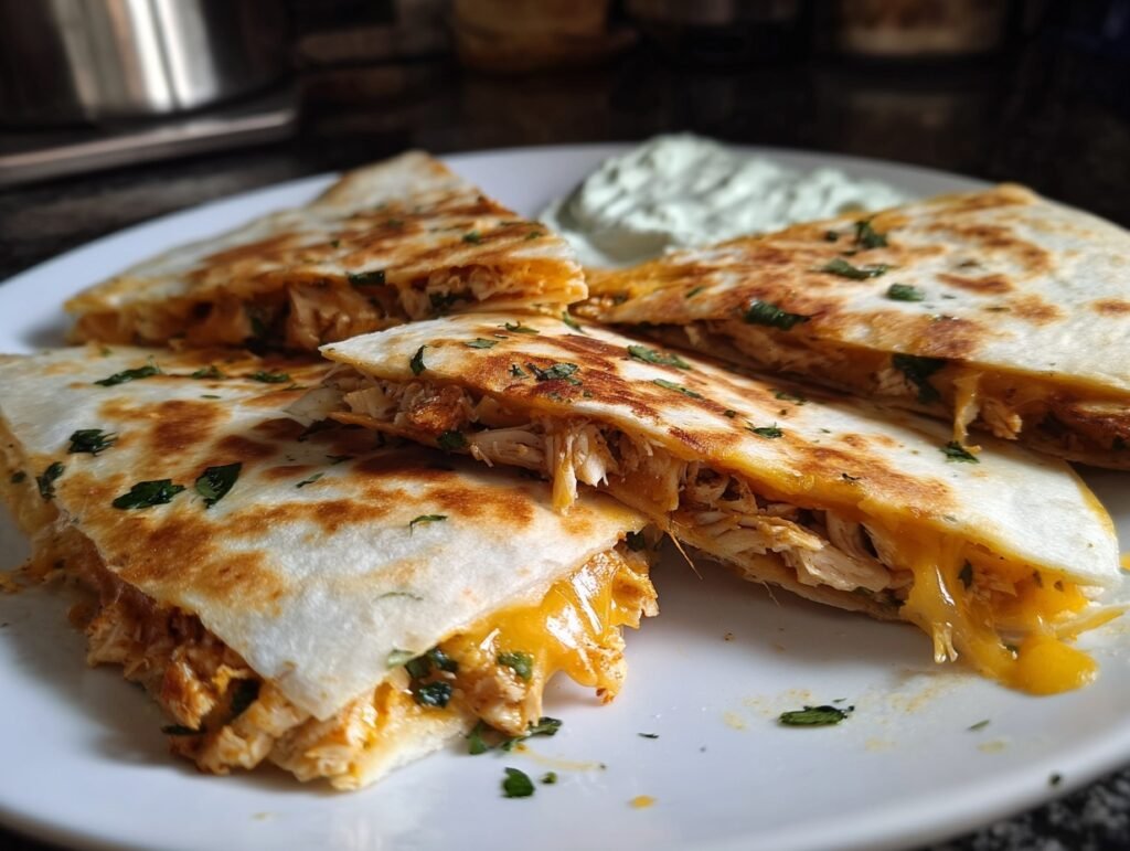 Summer Chicken Quesadillas