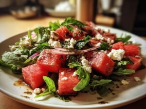 Watermelon Feta Meal Prep