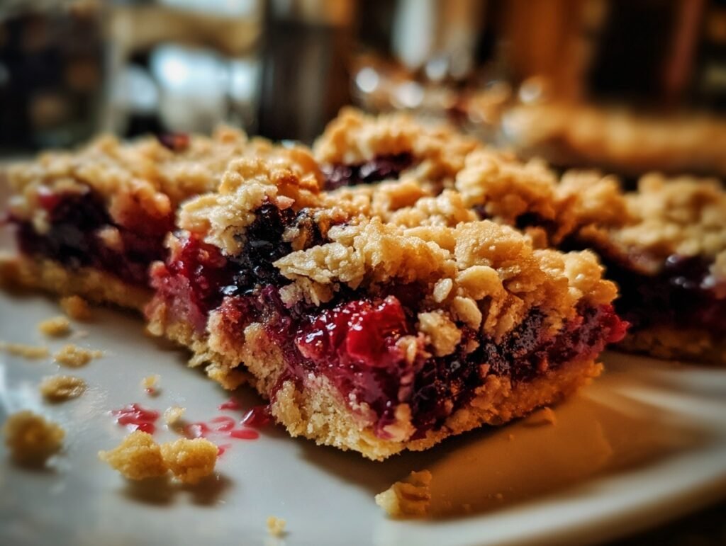 Zesty Mixed Berry Crumble Bars